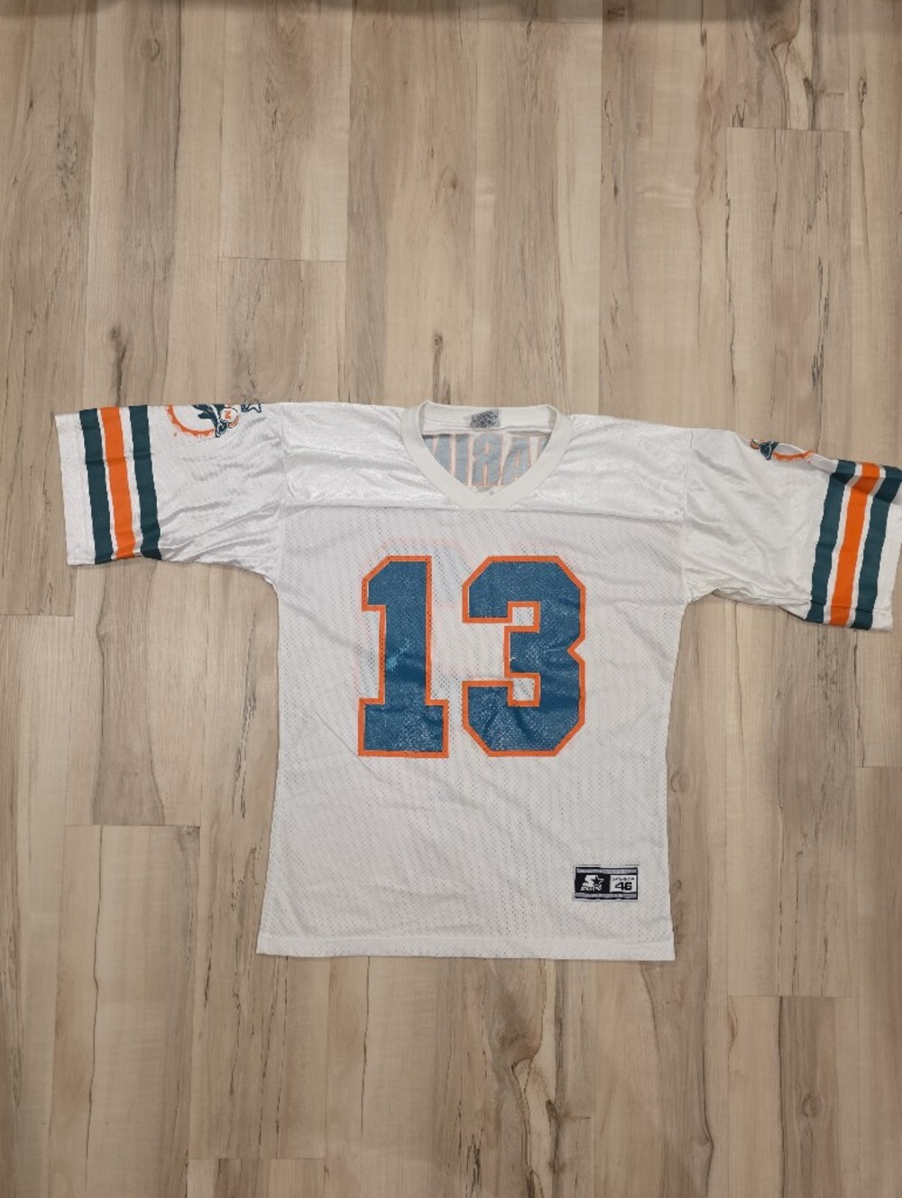 STARTER 1995 Vintage Dan Marino Team Apparel Patch Jersey Label